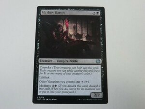 MTG 美品 【マルコフ男爵】 （アンコモン） 機械兵団の進軍 決戦の後に MAT 英 9枚迄