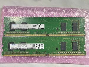 SAMSUNG PC4 2666V 4GB×2枚 DIMM デスクトップ