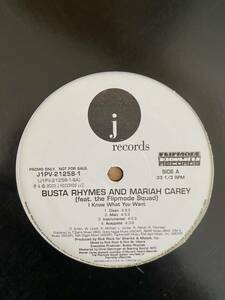 Busta Rhymes & Mariah Carey - I Know What You Want (12, Promo)