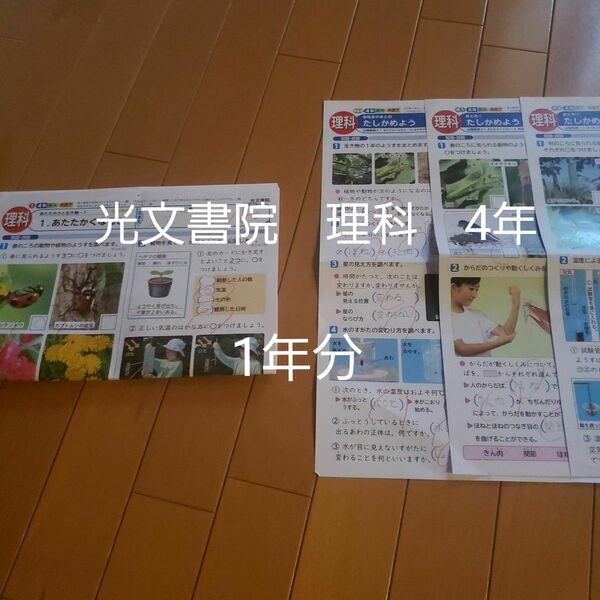 カラーテスト　理科　小4 光文書院