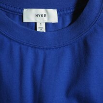 M0224f67　▼HYKE ハイク▼　クルーネック コットン 半袖 Tシャツ ブルー 1 / カットソー レディース 青 春夏_画像4