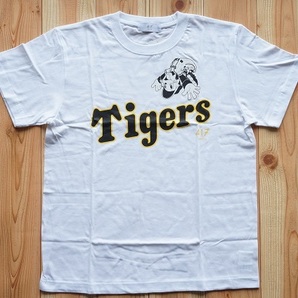 EDIFICE 417 TIGERS MASCOT TEE 阪神タイガース Tシャツ 白 Lの画像1