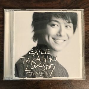 (368)帯付 中古CD150円 EXILE TAKAHIRO Love Story (CD+DVD)