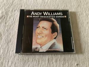 CD　　ANDY WILLIAMS　　アンディ・ウィリアムス　　『16 MOST REQUESTED SONGS』　　CK-40213
