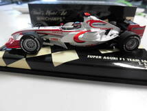 スーパーアグリF1　SA05　佐藤琢磨　【PMA　1/43　ミニチャンプス　F1ミニカー】_画像6