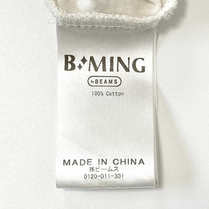 B：MING by BEAMS  ビーミングライフストア  オフホワイト  フリルポンチョＴシャツの画像8