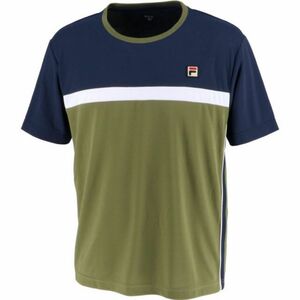 FILA フィラ テニスウェア 半袖Ｔシャツ 半袖ゲームシャツ カーキ VM5433 メンズM 新品