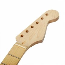 エレキギターネック STタイプ ストラト交換用ネック メイプル指板 フィンガーボード ギターパーツ MU2103_画像2