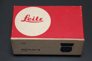 [ rare ]Leica Noctilux 50mm f1.0 E60 previous term original box 