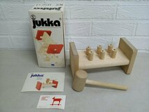 5 BRIO ブリオ社 ピック・ア・ペア jukka ユシラ社 ハンマートイ おもちゃ 2点 まとめて 木製 知育 ハンマー 木槌 絵合わせ_画像2