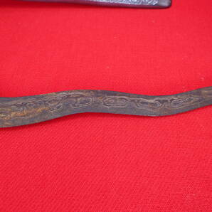 希少珍品 インドネシア民族短剣 刀 クリス 儀礼刀 彫金  シルバー アンティークの画像6