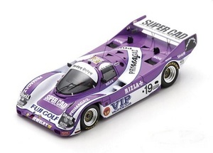 Spark 1/43 Porsche 962C Team Davey Rizla VIP Le Mans'90 #19 26th M.Cohen-Olivar - T.Lee-Davey - K.Iketani