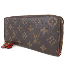 LOUIS VUITTON ルイ・ヴィトン ポルトフォイユ・クレマンス フラワーチャーム M62940 GI4108 長財布 【S152223681】中古_画像2