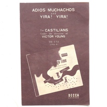 SP THE CASTILIANS ADIOS MUCHACHOS / YIRA! YIRA!_画像6