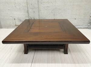 * Kyushu .. furniture fire pot table .. reverse side table old Japanese-style house .. furniture table fire pot peace modern peace . peace furniture low table square 