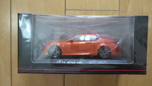 ★京商 ミニカー 1/43 レクサス LEXUS RC 350 【F SPORT】LAVA ORANGE ラヴァオレンジ 新品未開封 