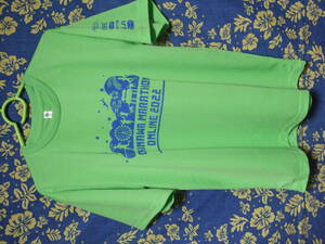 Okinawaファンへ！★Okinawa2022Marathon Tシャツ Glimmer★L★中古・Used品！