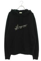 サンローランパリ SAINT LAURENT PARIS 575525 YBJN2 サイズ:XXL フロントロゴパーカー 中古 OM10_画像1