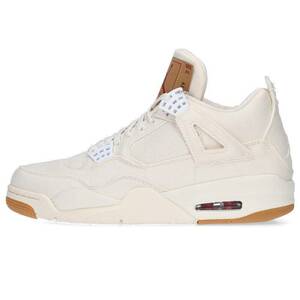 ナイキ NIKE リーバイス AIR JORDAN 4 RETRO LEVIS NRG AO2571-100 サイズ:27.5cm エアジョーダン4レトロスニーカー 中古 NO05