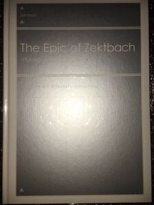 The Epic of Zektbach PIANO COLLECTION ゼクトバッハ ピアノコレクション 楽譜 ピアノスコア 新品未開封