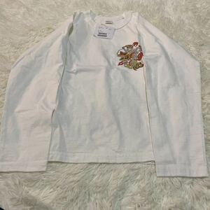 新品未使用！！フラットヘッド ドラゴン　ツインドラゴン　ロンt Sタグ付き 長袖Tシャツ