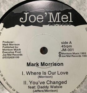 Where Is Our Love / Mark Morrison njs newjaakswing 12インチ 希少 なかなか見ないアッパーナンバー 大ネタ使い You've Changed 93年