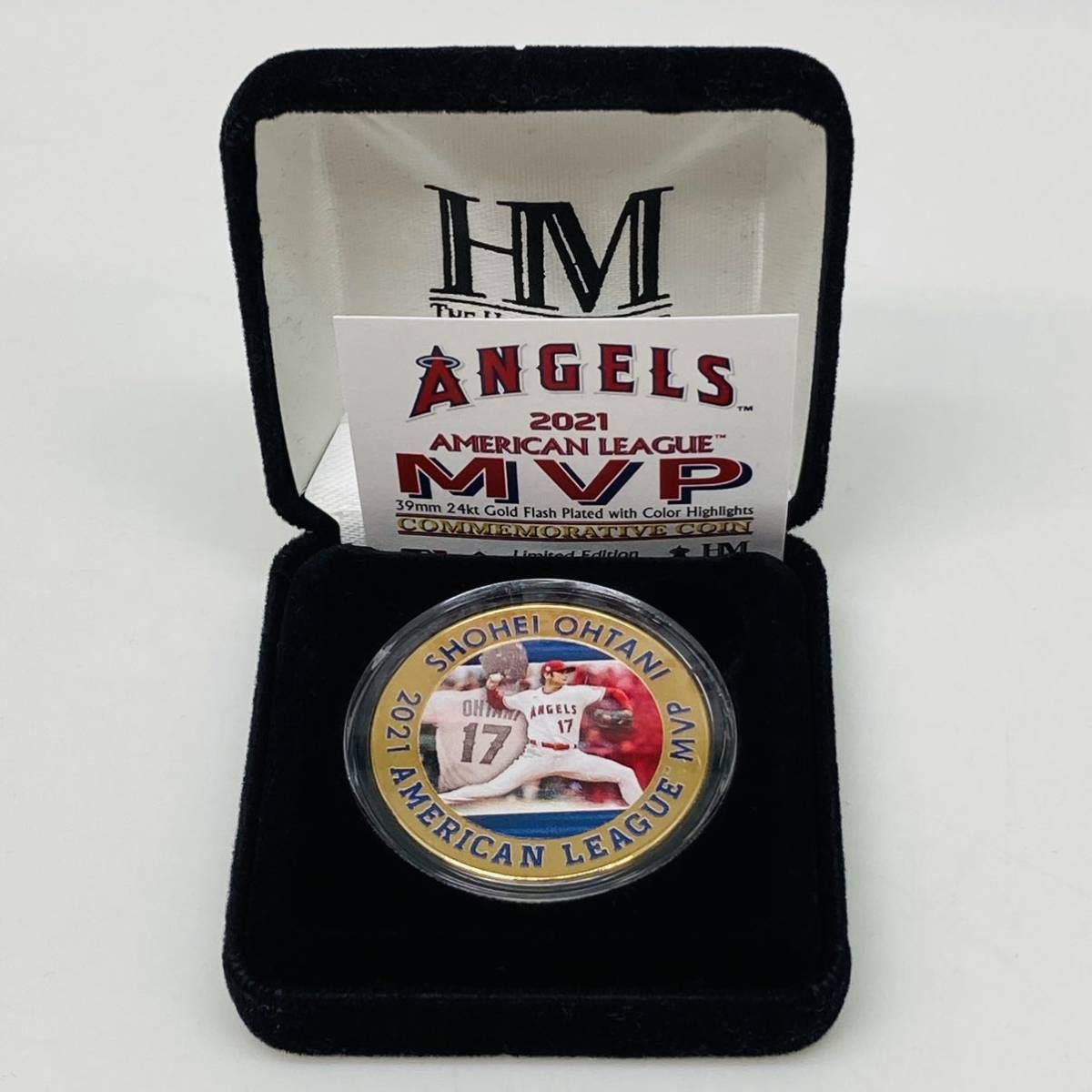 正規 エンゼルス 大谷翔平 ア・リーグMVP記念コイン2021 アクリル