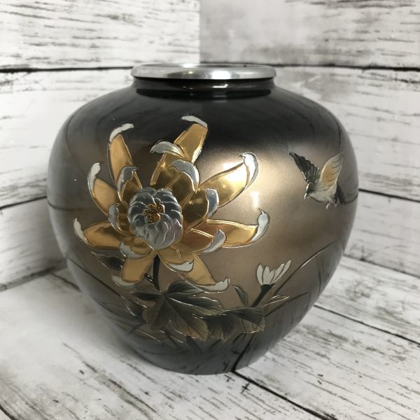 ヤフオク! -「骨董品 壺」(花器) (銅製)の落札相場・落札価格
