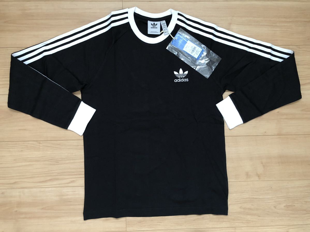 アディダス adidas Tシャツ 白 トレフォイル 長袖 リンガー - 通販