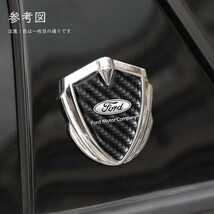 フォード ステッカー 車ロゴ エンブレム 3D立体 金属製 デカール 1枚 防水 両面テープ付き 簡単貼り付け 車の装飾 深錆色_画像4