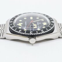 TIMEX キュー タイメックス Q TIMEX クォーツ メンズ 腕時計 デイデイト 黒文字盤 純正SSベルト TW2U61800【いおき質店】_画像7