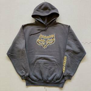 90s FOX RACING fox racing fire - frame sweat Parker L