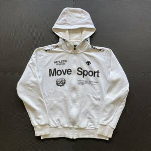 DESCENTE Move Sport デサント ムーブスポーツ スウェット パーカー ジップアップ L