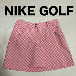 【美品】NIKE GOLF ナイキ　ギンガムチェック柄　ゴルフ　スカート