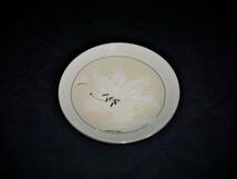 ⑮HAMAE MORI DINNERWARE パーティーセット・大皿一枚・小皿五枚・ユリ＆蝶々模様_画像6