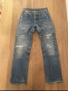 【リペア済】levis 70s 501 bige 66前期 移行期 リーバイス ヴィンテージ ビンテージ vintage 赤耳 デニムパンツ ジーンズ BIGE レア