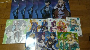 ソードアートオンライン SAO クリアファイル キリト アスナ まとめ売り