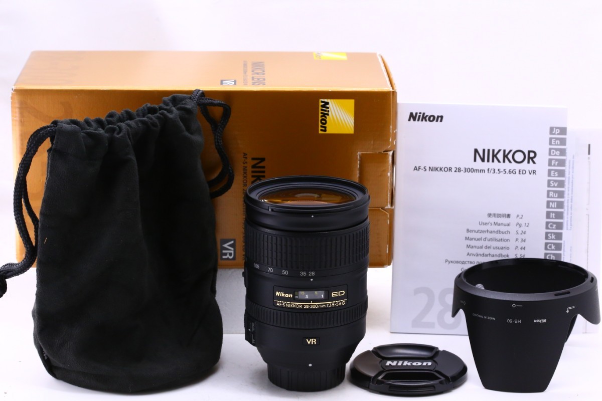 Nikon 高倍率ズームレンズAF-S NIKKOR 28-300mm f/3.5-5.6G ED VR フル