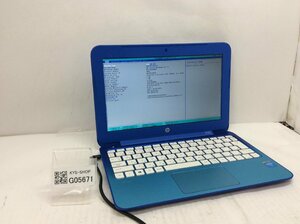 ジャンク/ HP HP Stream Notebook PC 11 Celeron-N2840 メモリ2.05GB MMC31.26GB 【G05671】