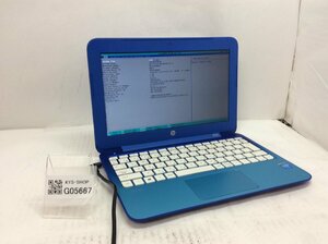 ジャンク/ HP HP Stream Notebook PC 11 Celeron-N2840 メモリ2.05GB MMC31.26GB 【G05667】