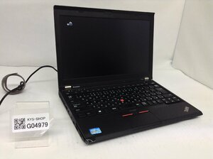 ジャンク/ LENOVO ThinkPad X230 Corei5-3世代 メモリ4GB ストレージ無し 【G04979】