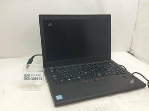 ジャンク/ LENOVO 20HMA0UJJP ThinkPad X270 Intel Core i5-7300U メモリ8.19GB HDD500.1GB 【G05175】