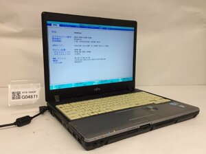 ジャンク/ FUJITSU FMVNP8AE LIFEBOOK P772/G Intel Core i5-3340M メモリ4.1GB HDD320.07GB 【G04871】