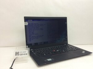 ジャンク/ LENOVO 20K3S1NW00 ThinkPad X1C 5th W10DG Intel Core i5-6300U メモリ8.19GB NVME256.06GB 【G01416】