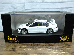 1/43　IXO　三菱　ランサー　WRC　プレーンボディ　2005　ホワイト