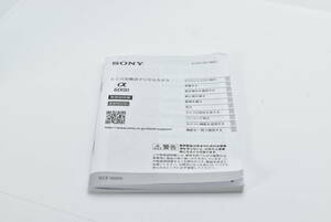 SONY α6000 アルファ6000　取扱説明書 送料無料 EF-TN-YO382