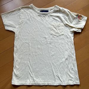 マーキーズ　MARKEY'S 150サイズ　ポケットTシャツ 半袖Tシャツ　クリーム色　薄黄色　Tシャツ　子供服　キッズ