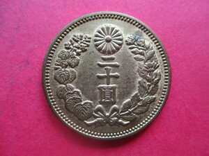 Новая 20 иен золотая монета Taisho 9 лет
