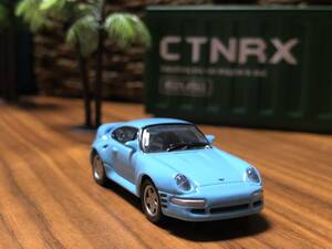 ②リアルシリーズ ポルシェRUF　CTR 911　クラブスポーツ　ブルー　限定品　