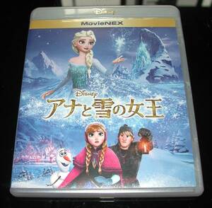 ♪中古　ディズニー　アナと雪の女王　DVD＆ブルーレイのセット MovieNEX